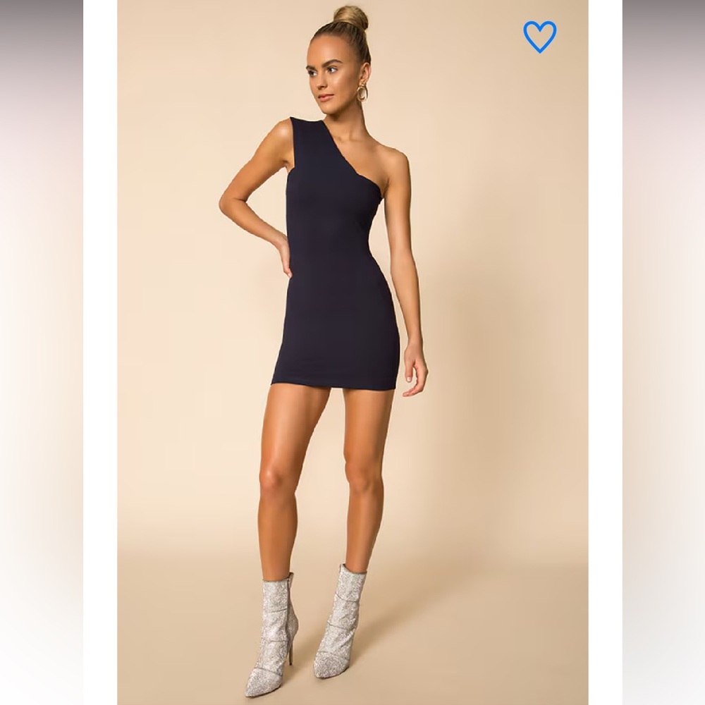 superdown rockie one shoulder dress